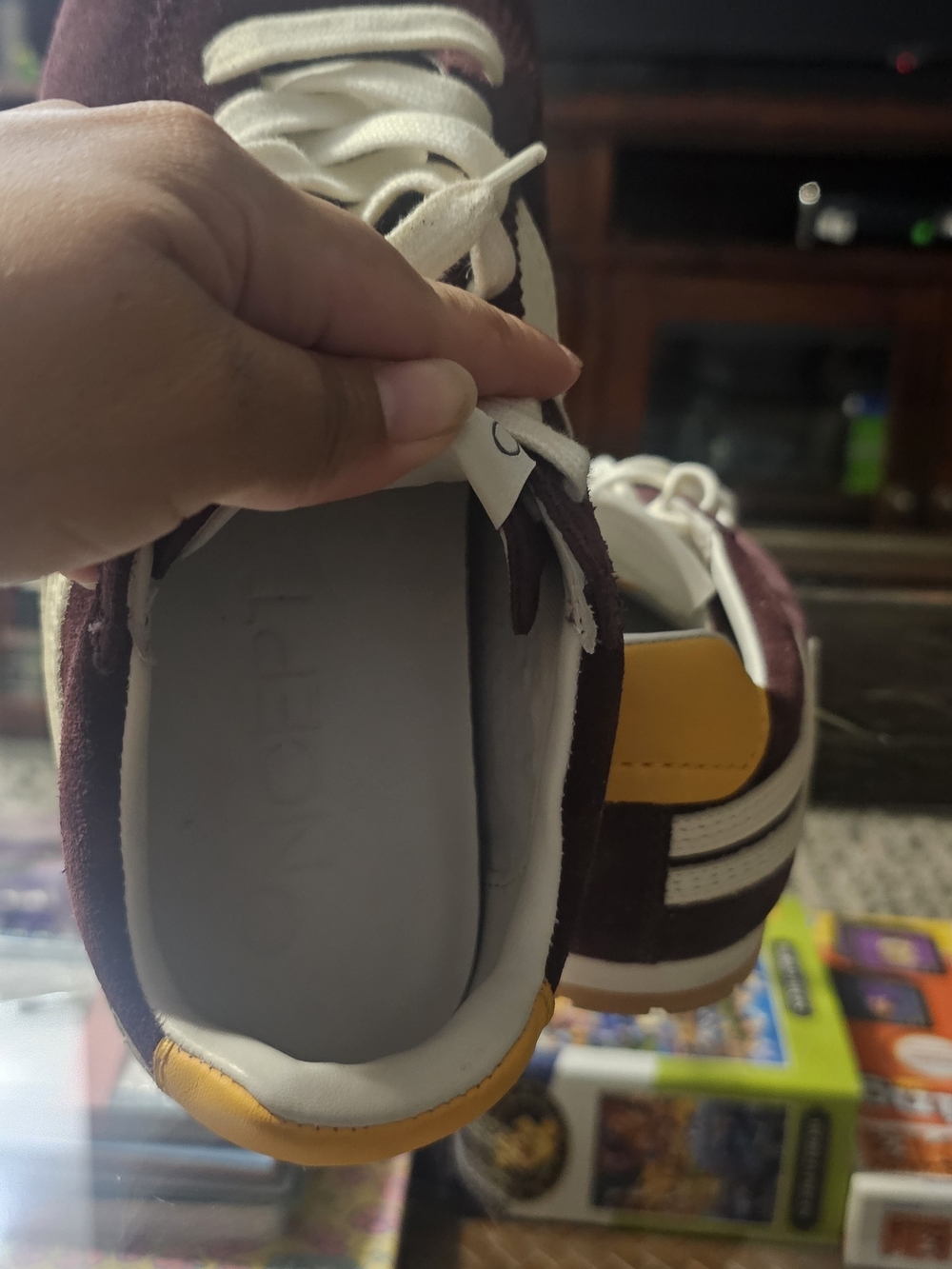 Oncept Burgundy Suede Sneakers - Picture 6 of 6